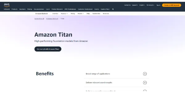 Amazon Titan AI
